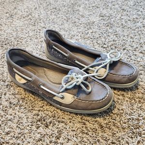 Sperry Top-Sider Grey Sequin 7.5